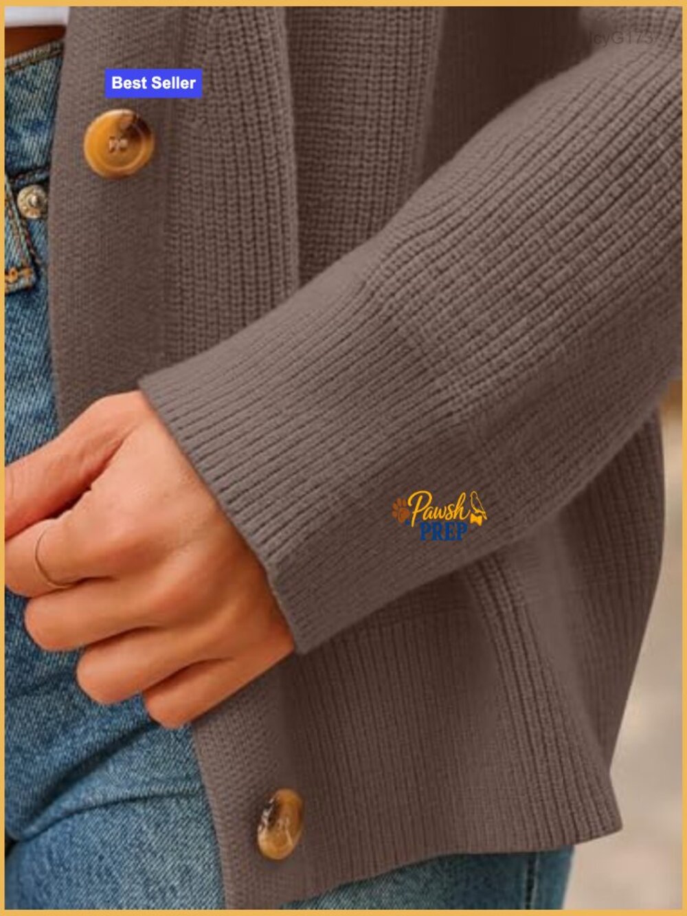 Oversized Lightweight Cardigan Sweater Open Front V-Neck Button Down Long - Picture 5 of 6